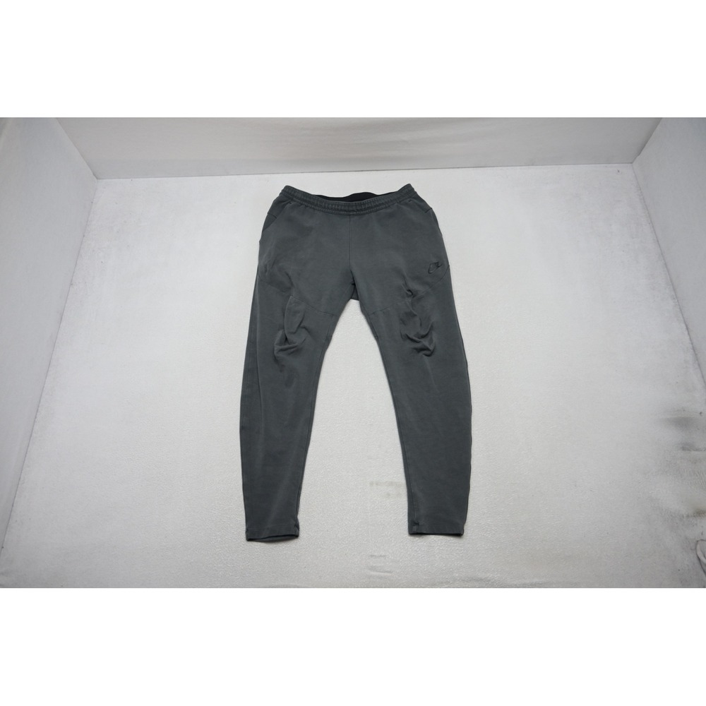 Nike Tech Fleece Joggers Mens Large Gray Slim Tapered Activewear Pants Excellent